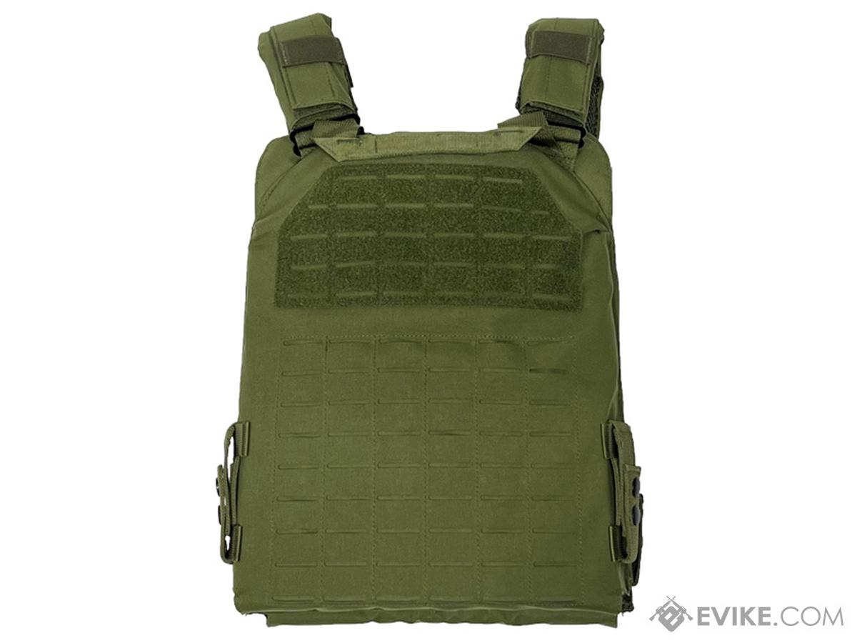 VISM by NcSTAR Laser Cut Plate Carrier (Color: Green / 11 x 14 ...