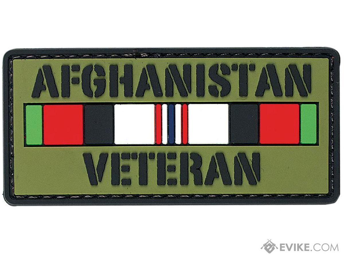 Voodoo Tactical Afghanistan Veteran PVC Hook and Loop Morale Patch