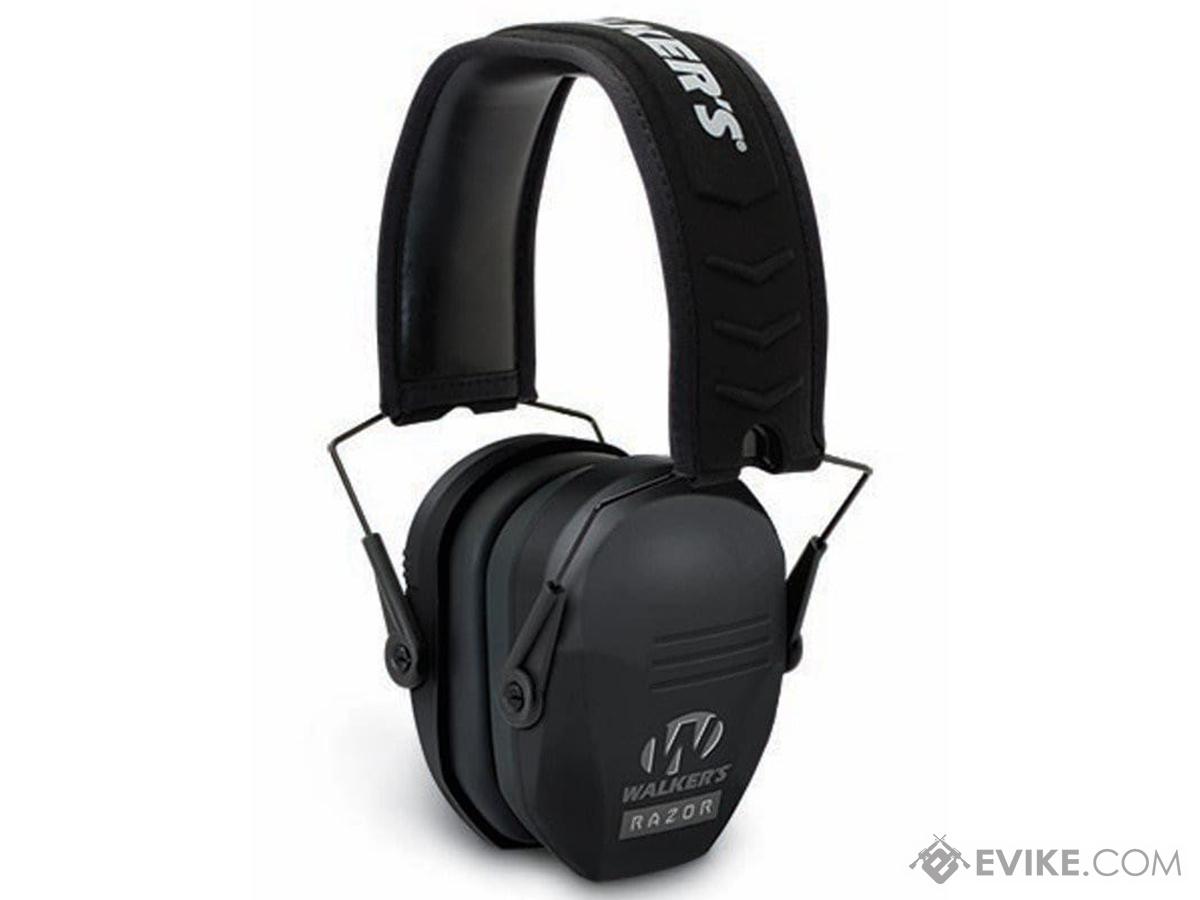 Walker's Razor Slim Passive Ear Muffs (Color: Black)