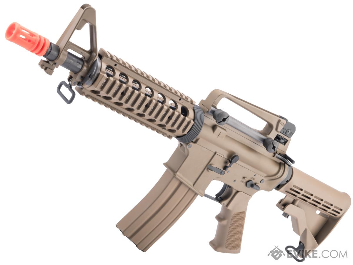 WE-Tech M4A1 RIS Version 3 Open Bolt Airsoft Gas Blowback GBB Rifle (Model: CQB / Tan)