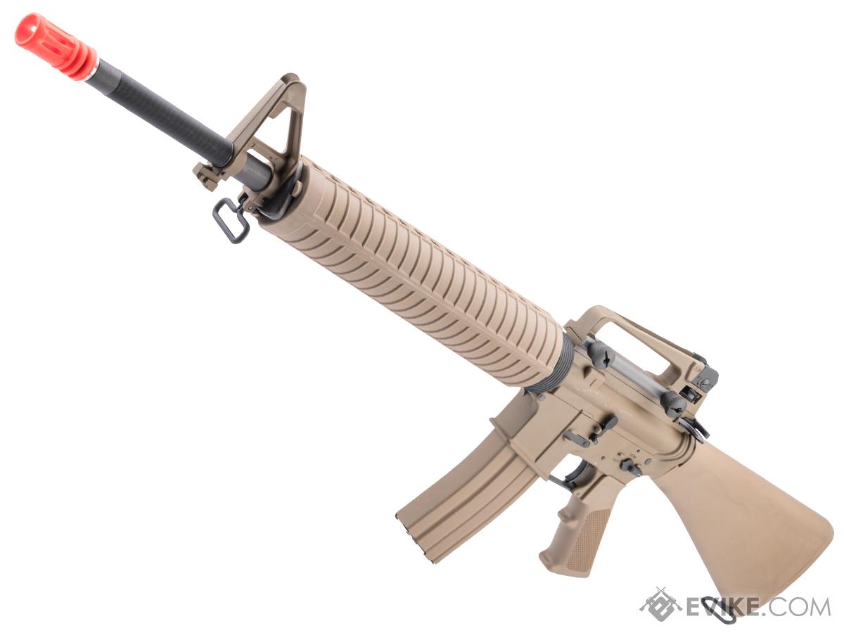 WE-Tech M16A3 Version 3 Open Bolt Airsoft Gas Blowback GBB Rifle (Color: Tan)