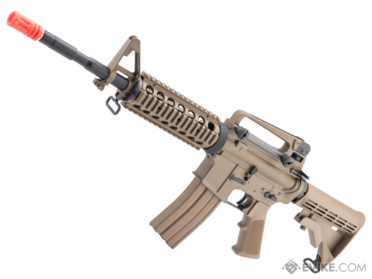 WE-Tech M4A1 RIS Version 3 Open Bolt Airsoft Gas Blowback GBB Rifle (Model: Carbine / Tan)