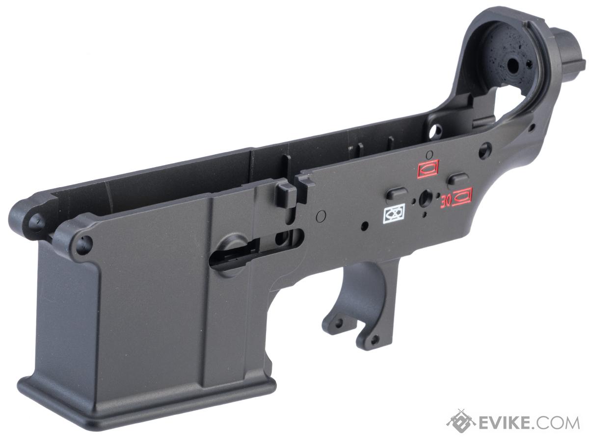 WE-Tech Replacement Lower Receiver for WE M4-SOL Series GBB Rifles (Color: Black w/ Color Fill)