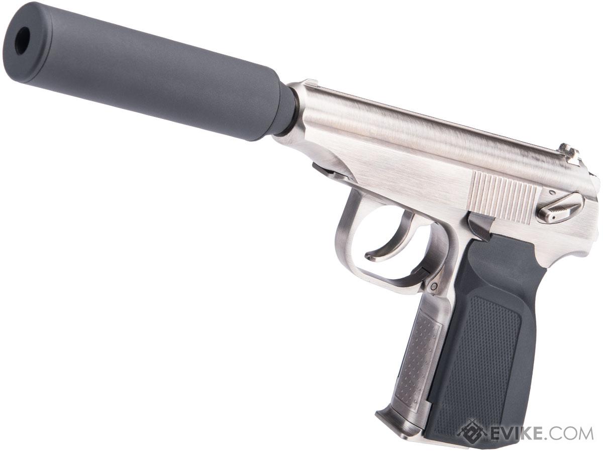 WE-Tech Russian PMM Airsoft Gas Blowback GBB Pistol (Color: Silver), Airsoft  Guns, Gas Airsoft Pistols -  Airsoft Superstore