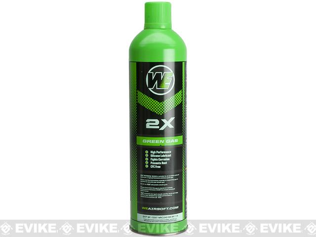 Airsoft Premium 2X High Performance Gas 10.5oz by WE (Qty: 1 Can /  Green), Accessories & Parts, BBs & Gas, Airsoft Gas & CO2 -   Airsoft Superstore