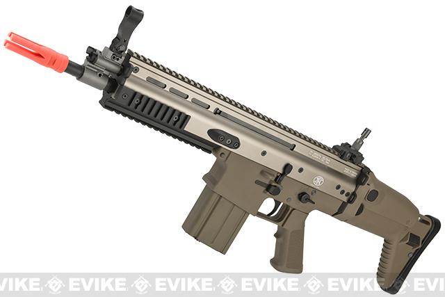 z FN Herstal Full Metal SCAR MK17 CQB Full Metal Airsoft AEG Rifle by WE-Tech - Dark Earth