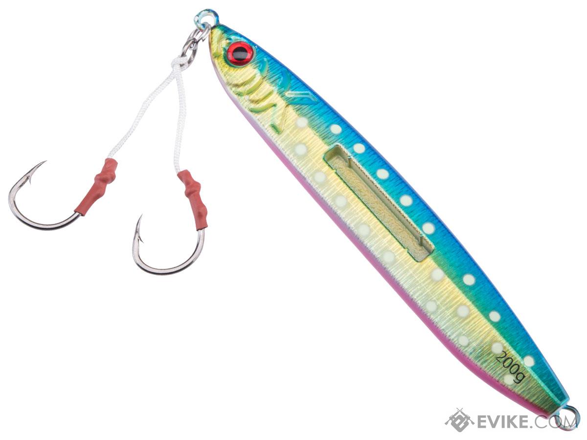 Battle Angler Luminous Fishing Lure w/ 4/0 Short Dancing Double-Hook (Color: Rainbow & Glow Dots)