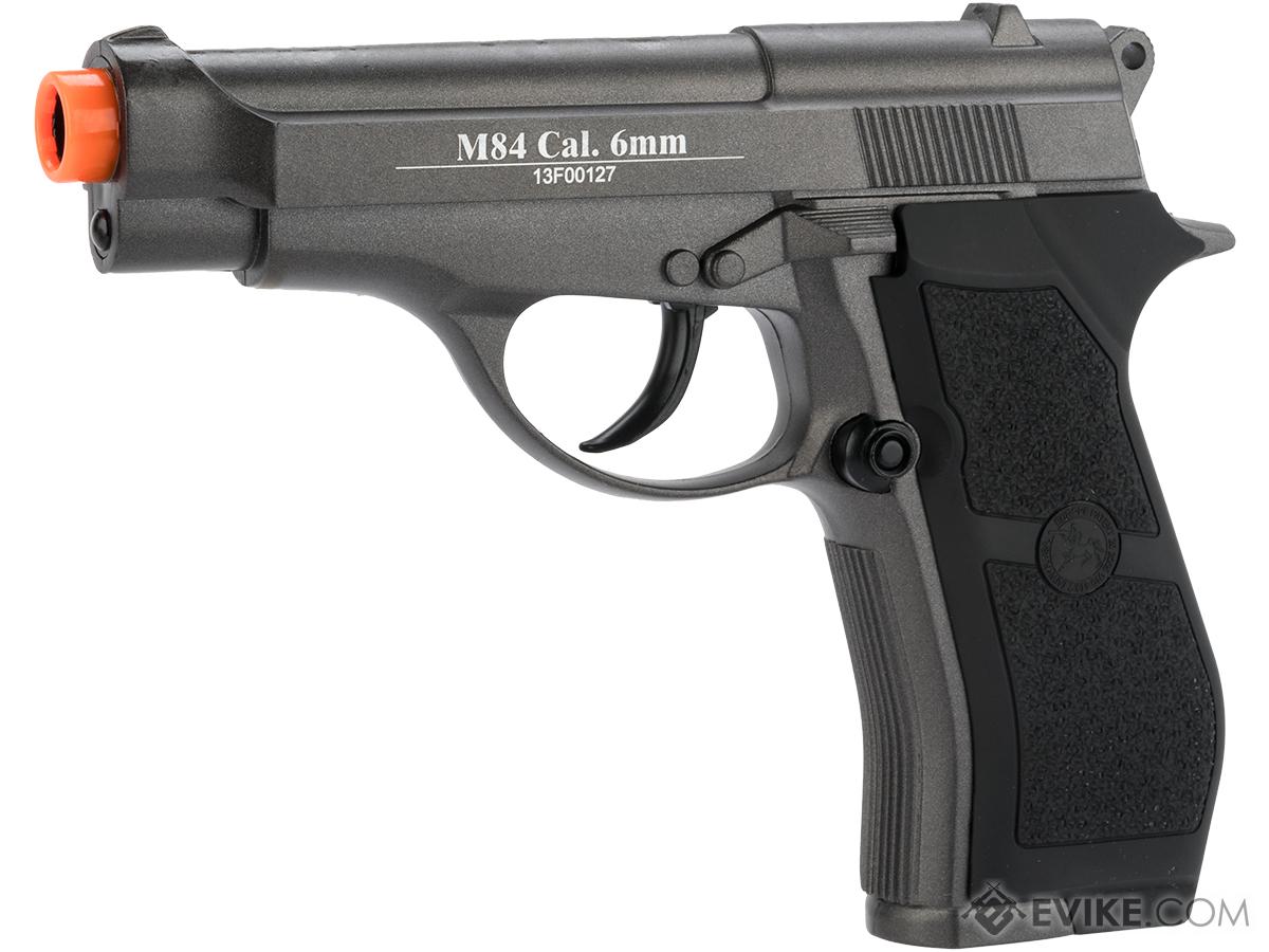 WG Full Metal M84 Compact Airsoft Co2 Powered Airsoft Gas Pistol (Color:  Black), Airsoft Guns, Gas Airsoft Pistols -  Airsoft Superstore