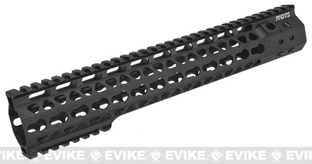 G&P MOTS 12.5 Keymod Rail System for G&P M4 / M16 Gas Blowback Airsoft Rifles (Color: Black)