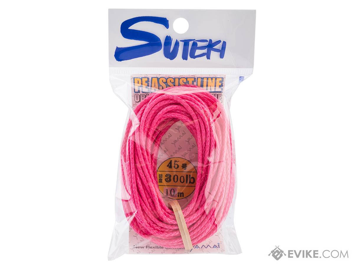 Yamai Suteki PE Assist Fishing Line (Color: Pink / 300lb / 10m)