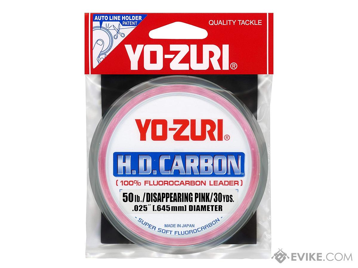 Yo-Zuri HD Carbon Disappearing Pink 100% Fluorocarbon Leader (Model: 20 Pound / 30 Yard)