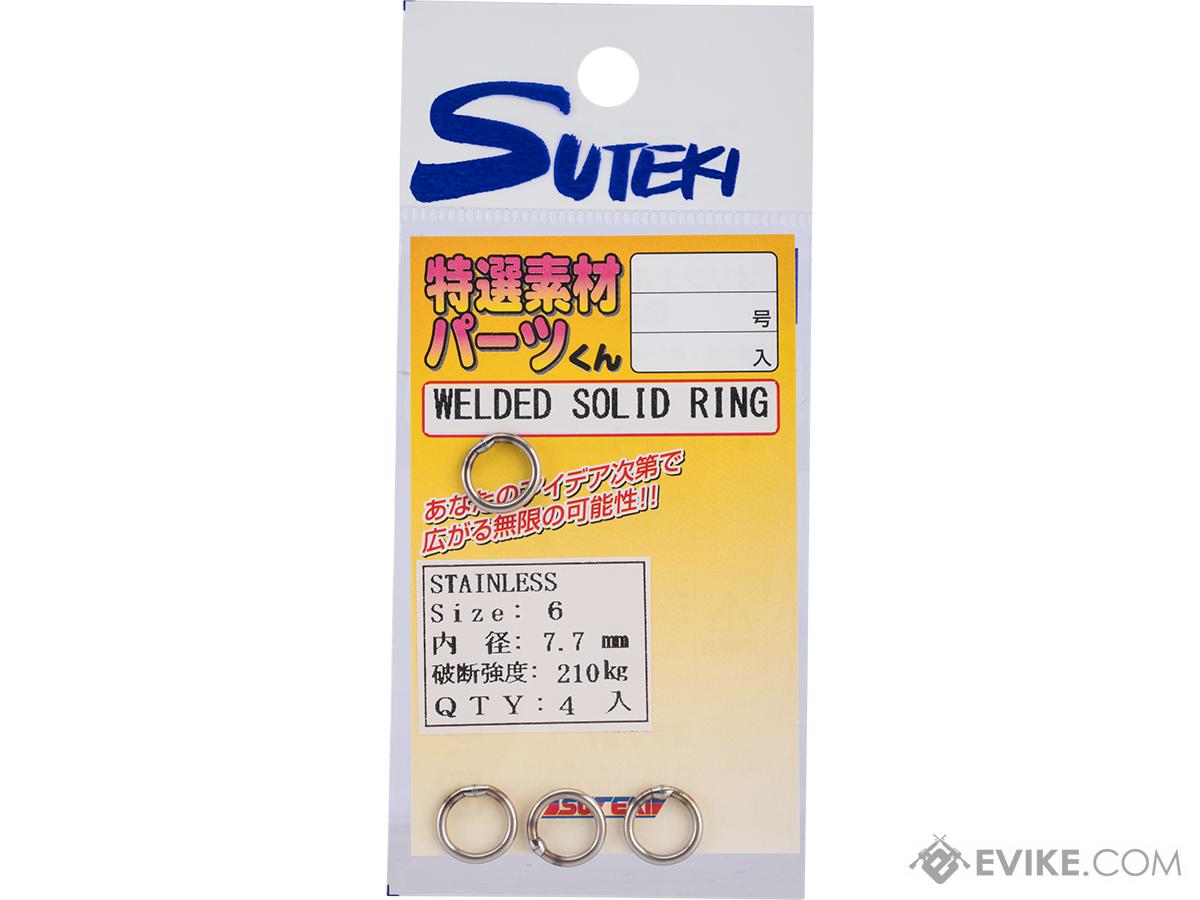 Yamai Suteki Welded Solid Ring (Model: #6 / 4 Pack)