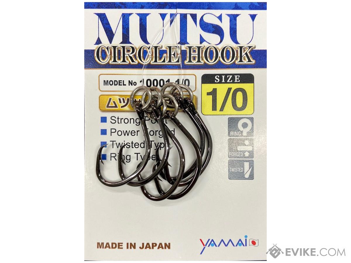 Yamai Suteki Mutsu Circle Fishing Hook w/ Ring (Size: 1)