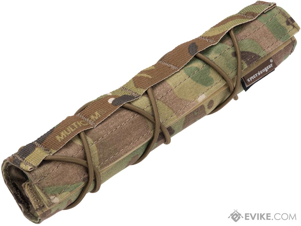 EmersonGear Cordura 22cm Airsoft Suppressor Cover (Color: Multicam)