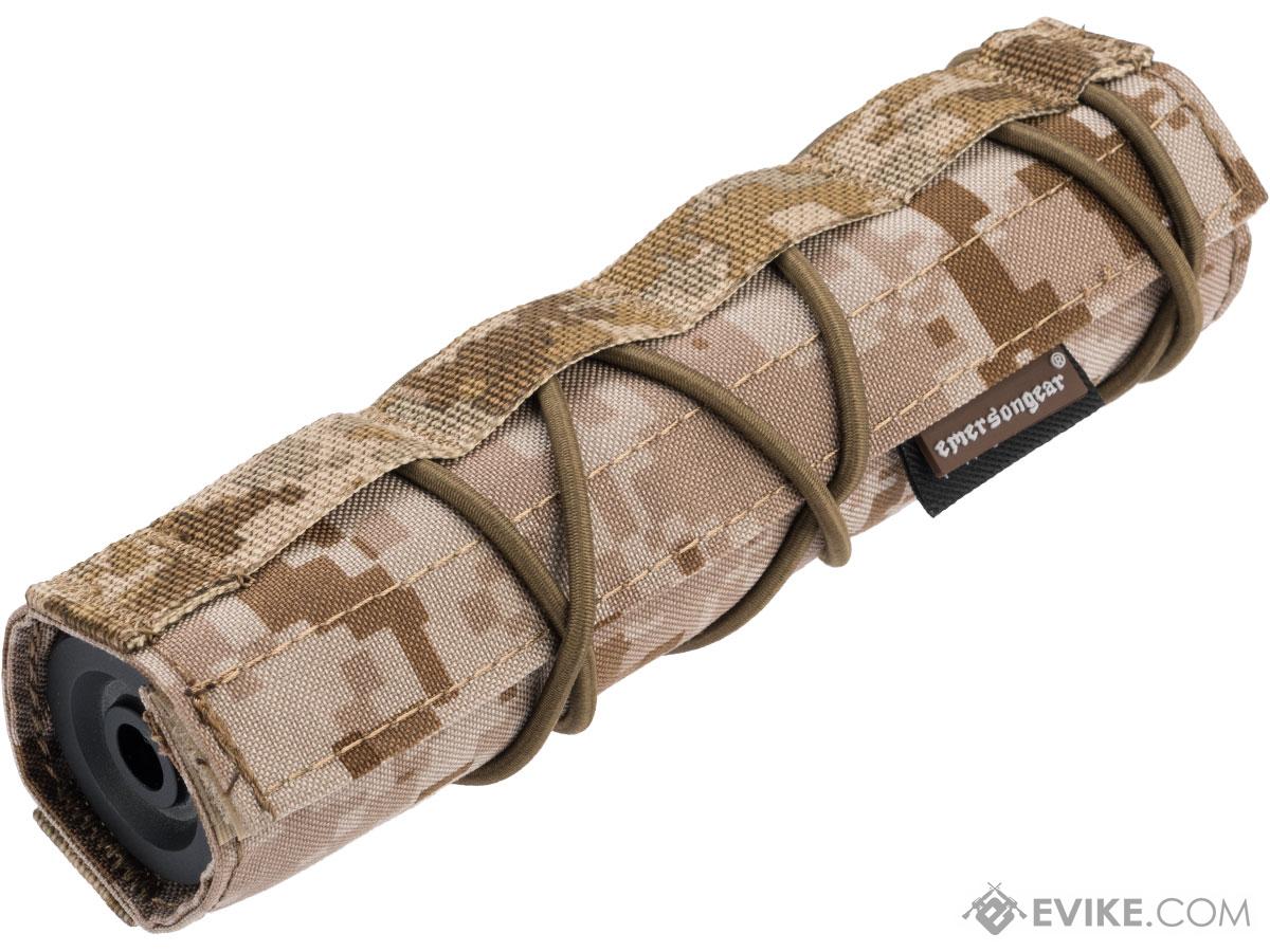 EmersonGear Cordura 18cm / 7 Airsoft Suppressor Cover (Color: AOR1)