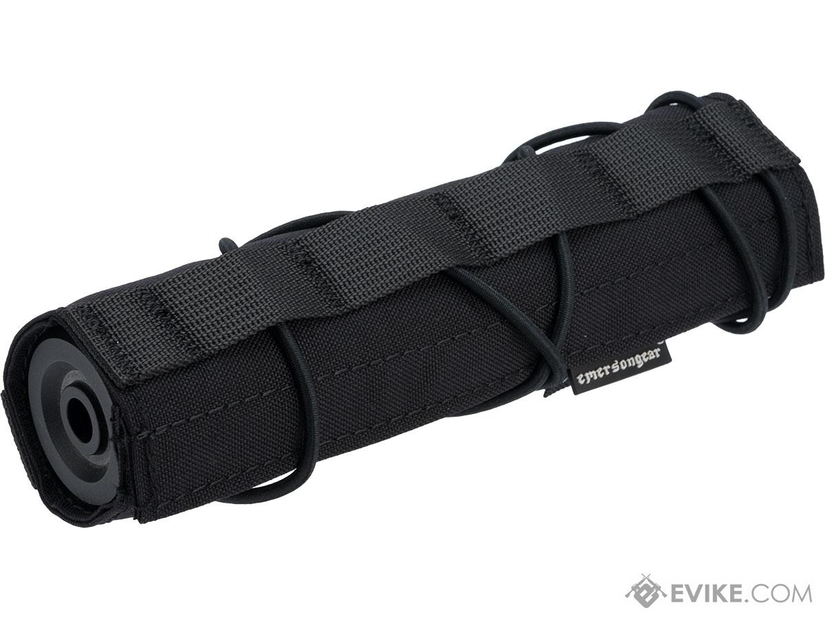 EmersonGear Cordura 18cm / 7 Airsoft Suppressor Cover (Color: Black)