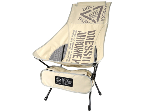 DRESS Folding Chair Airborne for Fishing & Camping (Color: Tan)