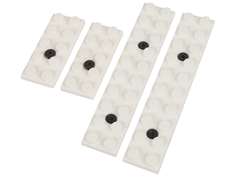 LayLax First Factory BLOCK Series Rail Cover Set (Color: White / M-LOK)