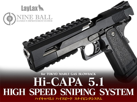 Laylax / Nine Ball High Speed Sniping System for Tokyo Mauri 5.1 Hi-Capa Gas Blowback Pistol