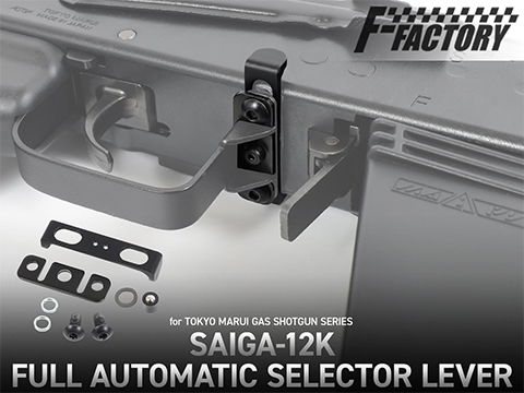 Laylax First Factory Fully Automatic Selector Lever for Tokyo Marui Saiga-12K Gas Blowback Airsoft Shotgun
