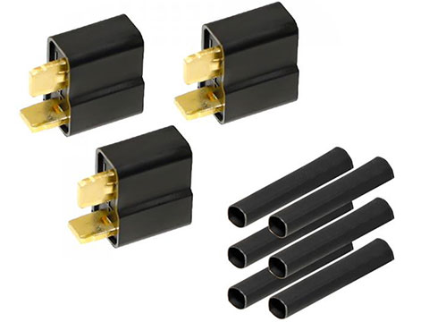 Laylax Standard Deans T-Plug Airsoft Connector (Package: 3 Pieces / Female Connector)