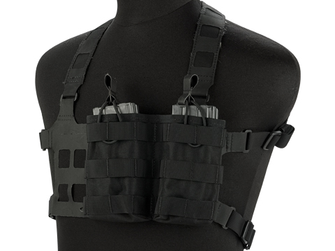 Laylax Lightweight Laser Cut Chest Rig (Color: Black)