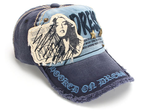 DRESS “GIRL” Denim Cap (Color: Indigo)