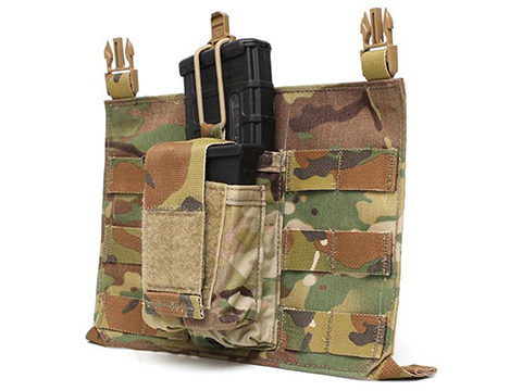 LBX Tactical Variable Assaulter Fast Clip Panel w/ Center Dual Pistol/M4 Pouch (Color: Multicam)