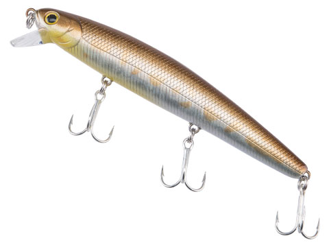 Lucky Craft FlashMinnow 110 Saltwater Fishing Lure (Model: Aurora Calico Bass)