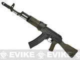 LCT Airsoft AK74M NV Full Metal Airsoft AEG with OD Green Synthetic Furniture