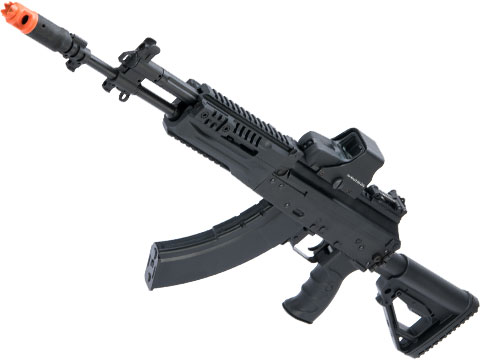 LCT Stamped Steel LCK-15 AK EBB AEG Rifle w/ Side-Folding Stock Tube