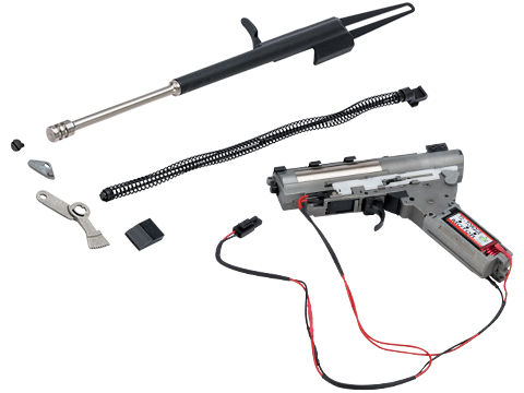 LCT Airsoft Complete Gearbox w/ Electric Blowback and Recoil Kit for AK Series Airsoft AEG (Model: Long Bolt)