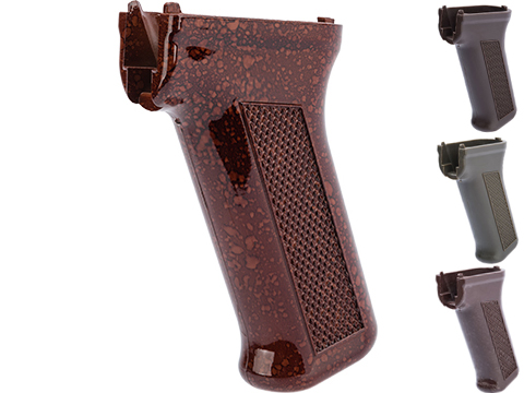 LCT Airsoft AK Pistol Grip for AK Series Airsoft Rifles (Model: Bakelite Strands)