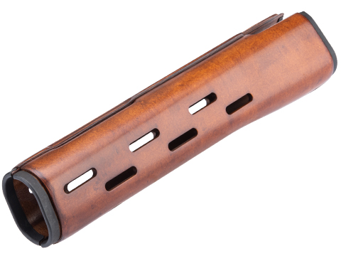 LCT Airsoft Replacement Handguard for SVD Series Airsoft AEG Rifles (Color: Real Wood)