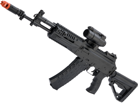 LCT AK LCK-12 Stamped Steel Airsoft AEG w/ Side-Folding Stock Tube (Model: EBB AEG)