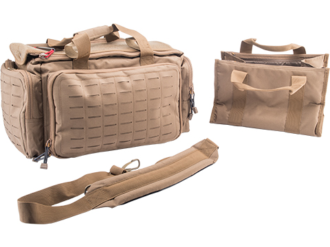 Matrix Tactical Large Capacity Range Duffel Bag w/ Internal Divider & Shoulder Strap (Color: Coyote)