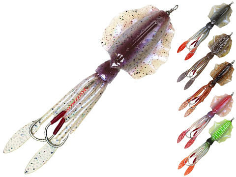 Lunkerhunt Mantle Pre-Rigged Squid Fishing Lure (Model: 1.5oz / Calamari)
