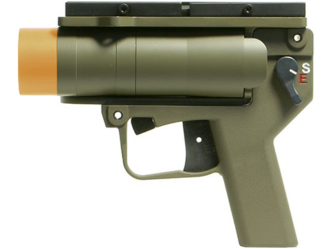 MadBull Limited Edition AGX Airsoft Grenade Launcher Pistol w/ Mount (Color: Desert Tan)