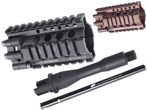 Madbull Daniel Defense 4 Lite RIS Kit for Airsoft M4 / M16 Series (Color: Black)