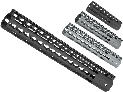 Madbull Noveske NSR KeyMod Rail System for M4 / M16 Airsoft AEG Rifles (Length: 13.5 / Black)