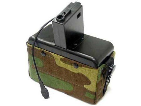 MAG 2800 Round Auto Winding Box Magazine For M4 / M16 Series Airsoft AEG