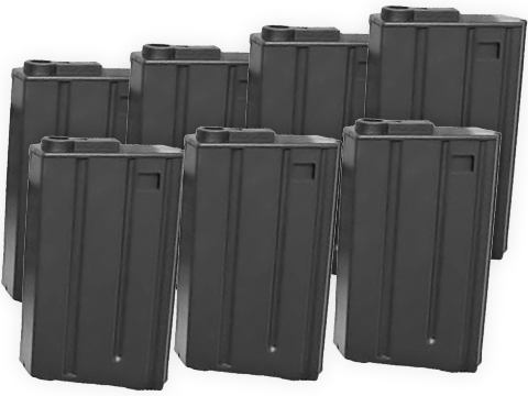 MAG VN-Style 130rd Mid-Cap Magazine for M4 / M16 Series Airsoft AEG (Package: Set of 7)