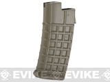 JG 330 Round Hi-Cap Magazine for AUG Series AEGs (Color: Dark Earth / Single)