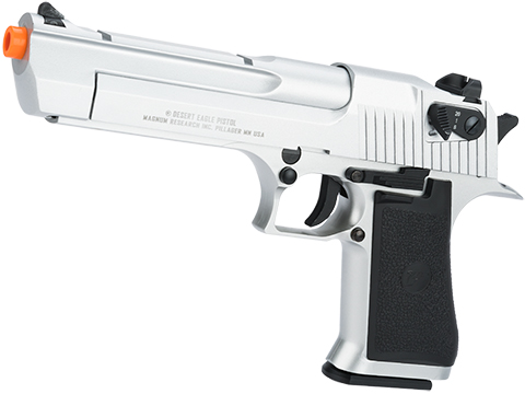 Cybergun Magnum Research Licensed Full Auto Select Fire Desert Eagle CO2 Gas Blowback Airsoft Pistol by KWC (Color: Silver / Gun Only)