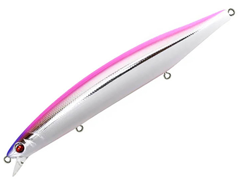 Major Craft Bass Day Logs Fishing Lure (Color: Pearl Pink Black / 140F)