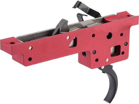 Maple Leaf CNC Machined Steel Zero Trigger Box for VSR-10 Airsoft Sniper Rifles (Model: 90 Degree / Dual Stage Trigger)