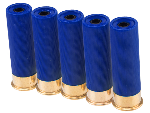 Maruzen 5rd Shotgun Shells for M870 / M1100 Shell Ejecting Airsoft Shotguns (Color: Blue / Set of 5)