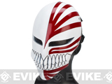 Evike.com R-Custom Fiberglass Wire Mesh Hollow Mask Inspired by Bleach - White