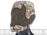 Matrix Striker Helmet Full Face Carbon Steel Mesh Mask (Color: Digital Desert)