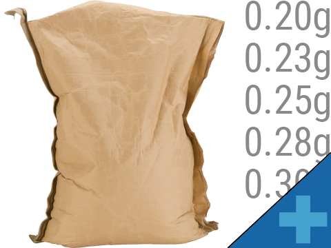 Matrix Match Grade 6mm Airsoft BB 25kg Rice Bag Bulk Buy (Model: .20g / White)